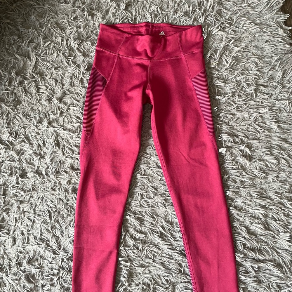 Adidas Kids Bright Pink Leggings